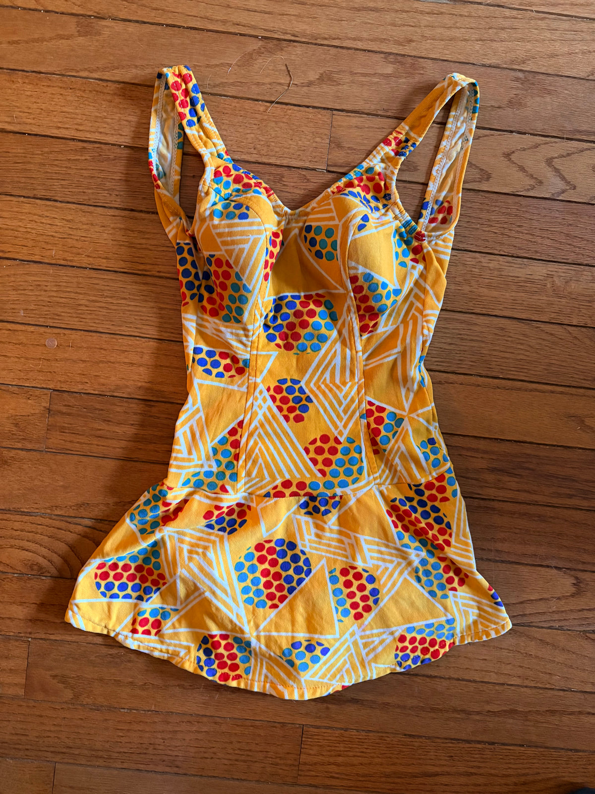 Graphic Skirted Swimsuit