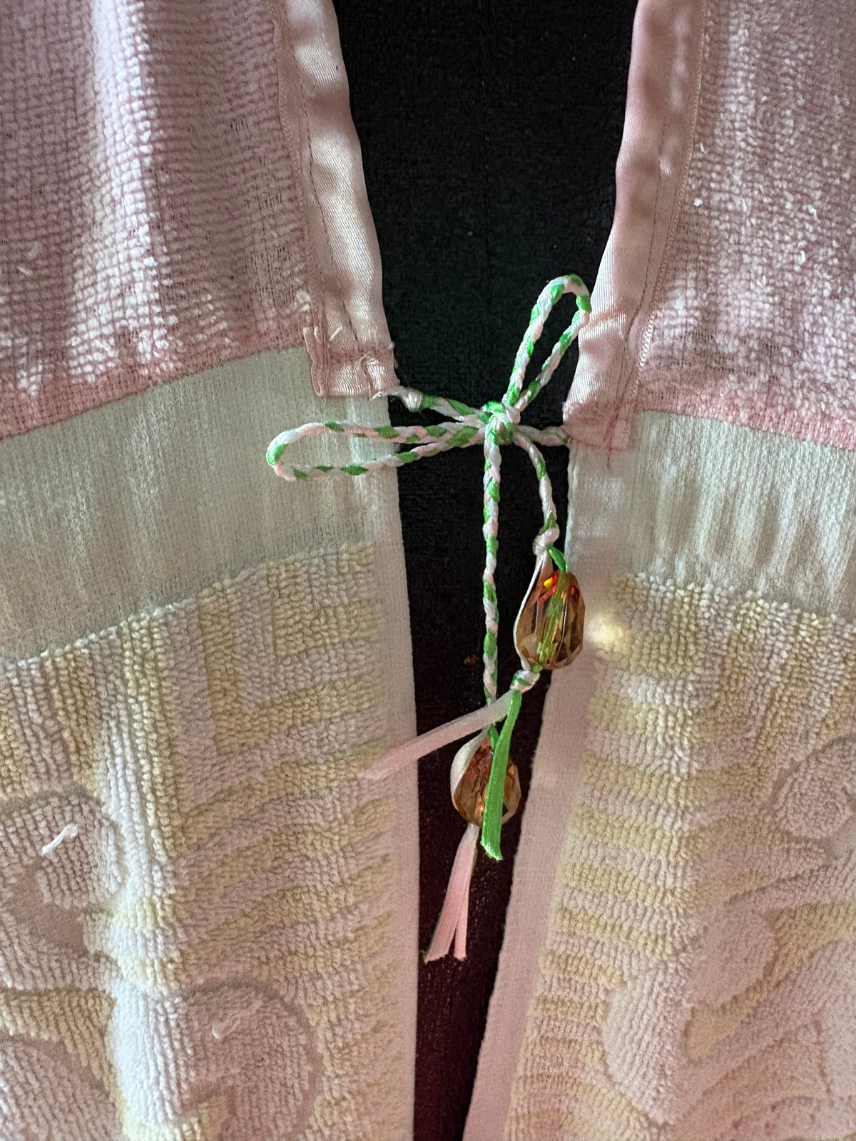 Pastel Peony towel caftan