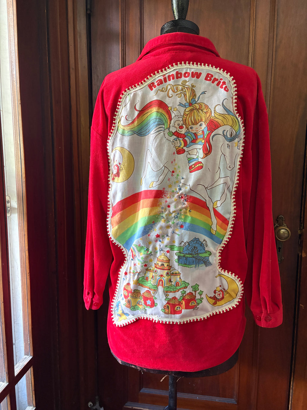 Rainbow Brite velour shirt
