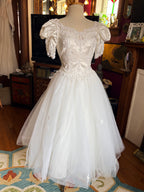 Vintage Tulle Wedding Gown