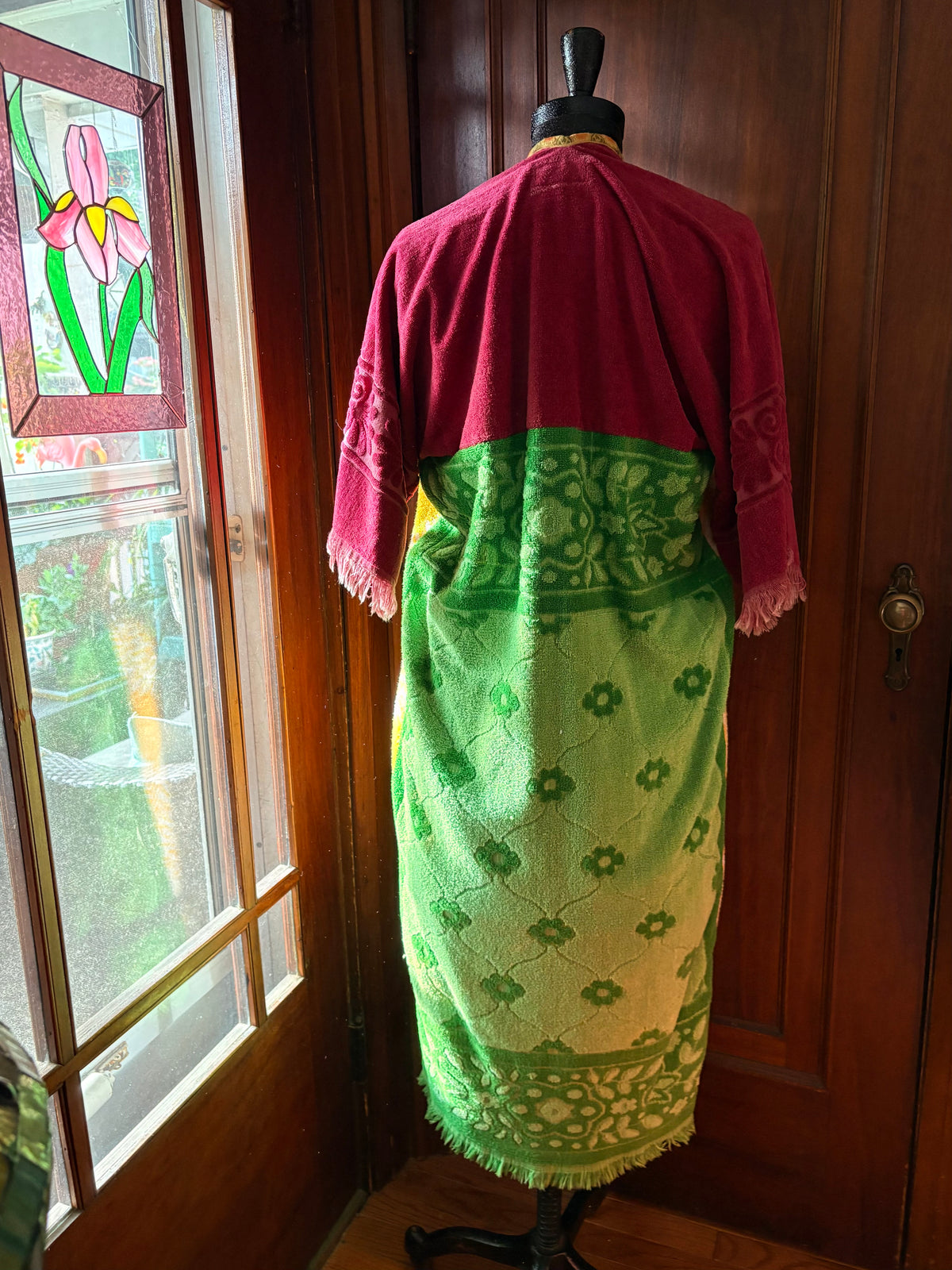 Dahlia Dreaming towel robe