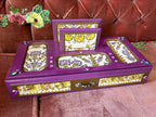 Flower Frolic desktop organizer/jewelry box