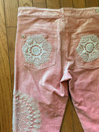 Doilified Velvet Pants