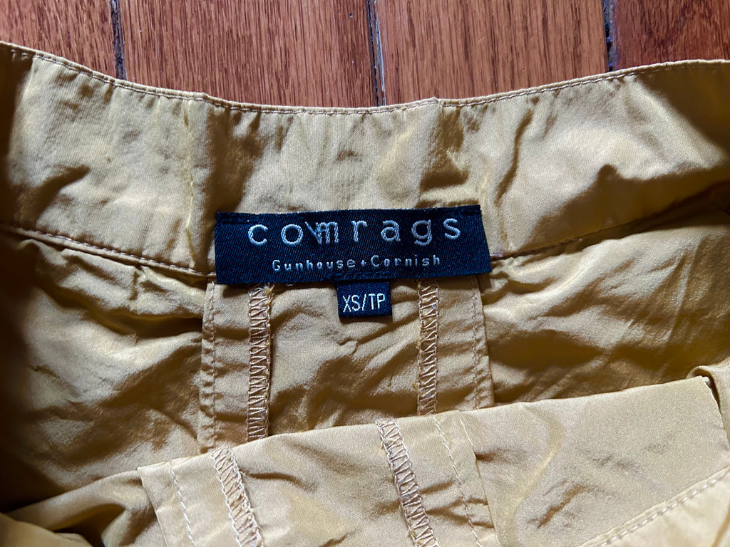 Flared Taffeta Shorts