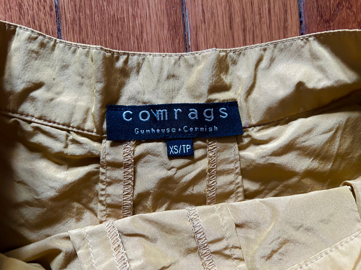 Flared Taffeta Shorts