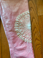 Doilified Velvet Pants