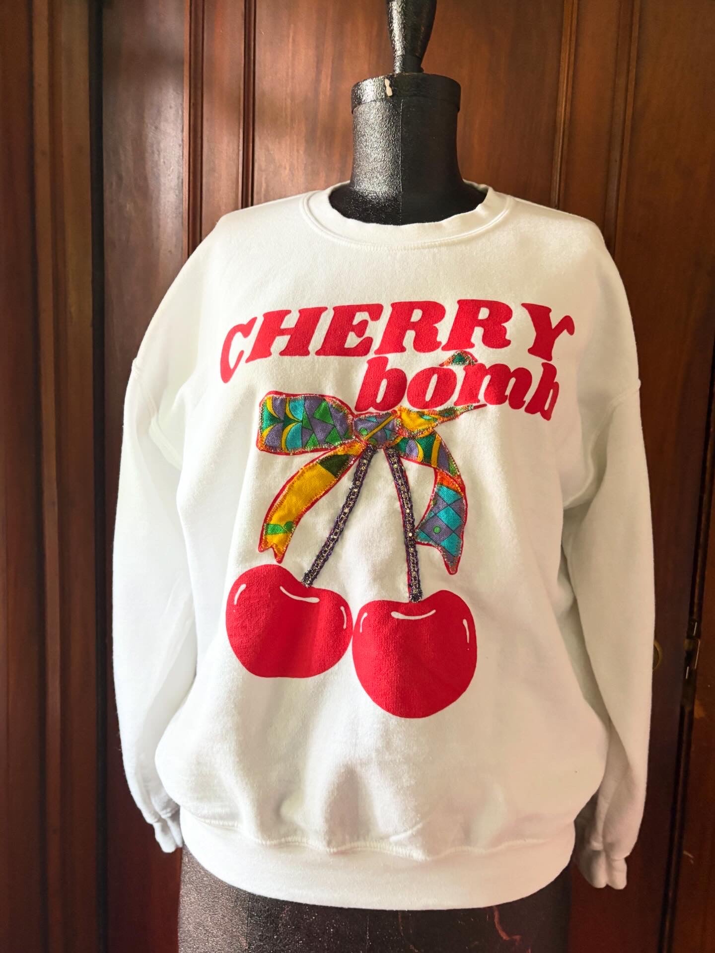 Cherry bomb sweatshirt