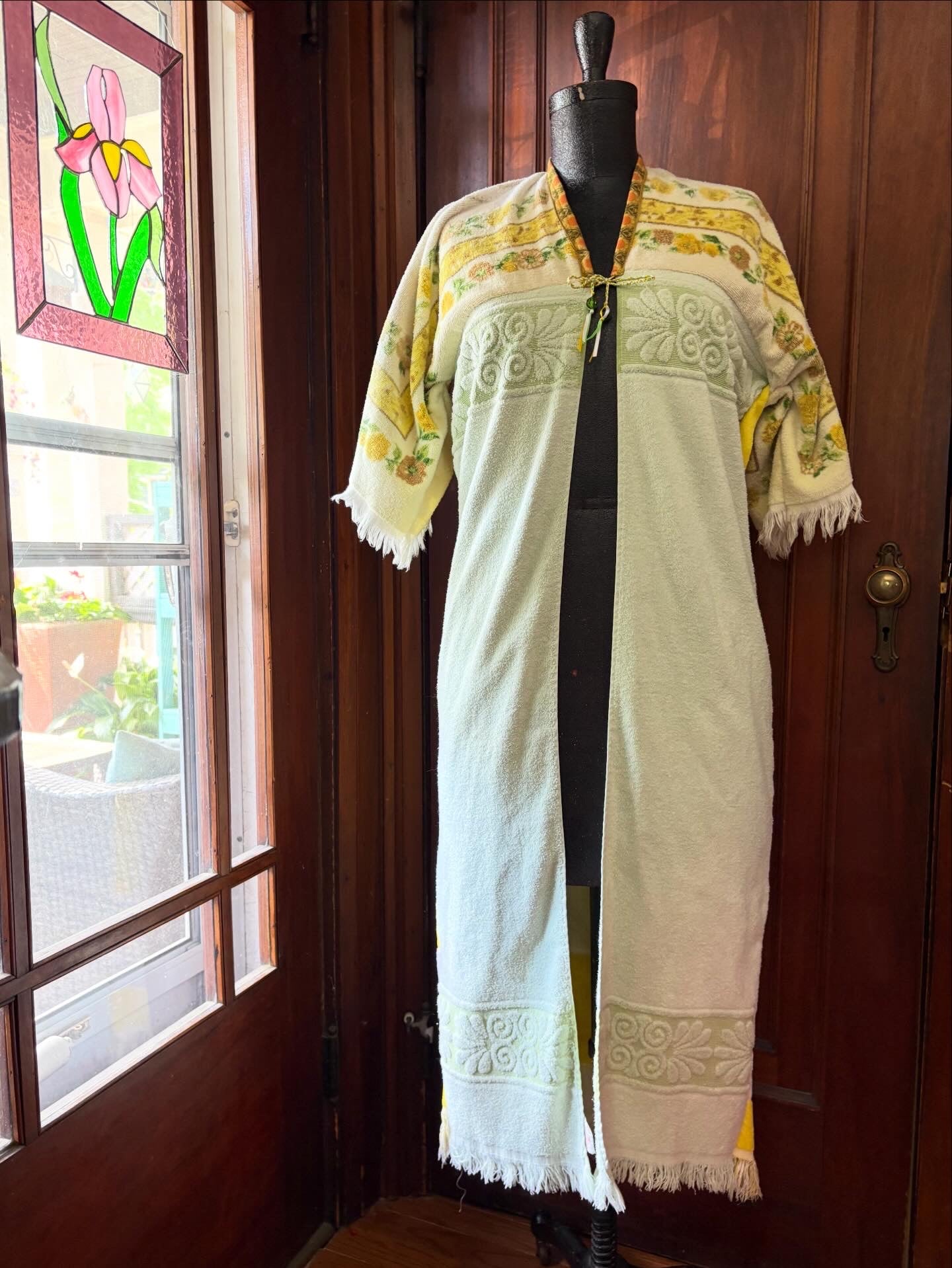 Chamomile Garden towel robe