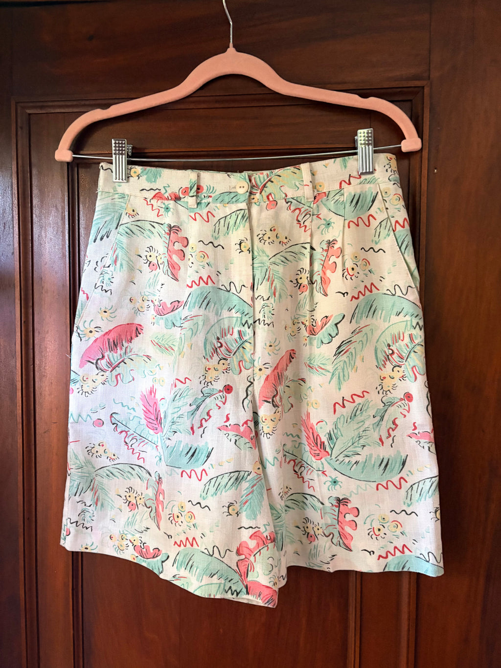 Tropical Linen Shorts