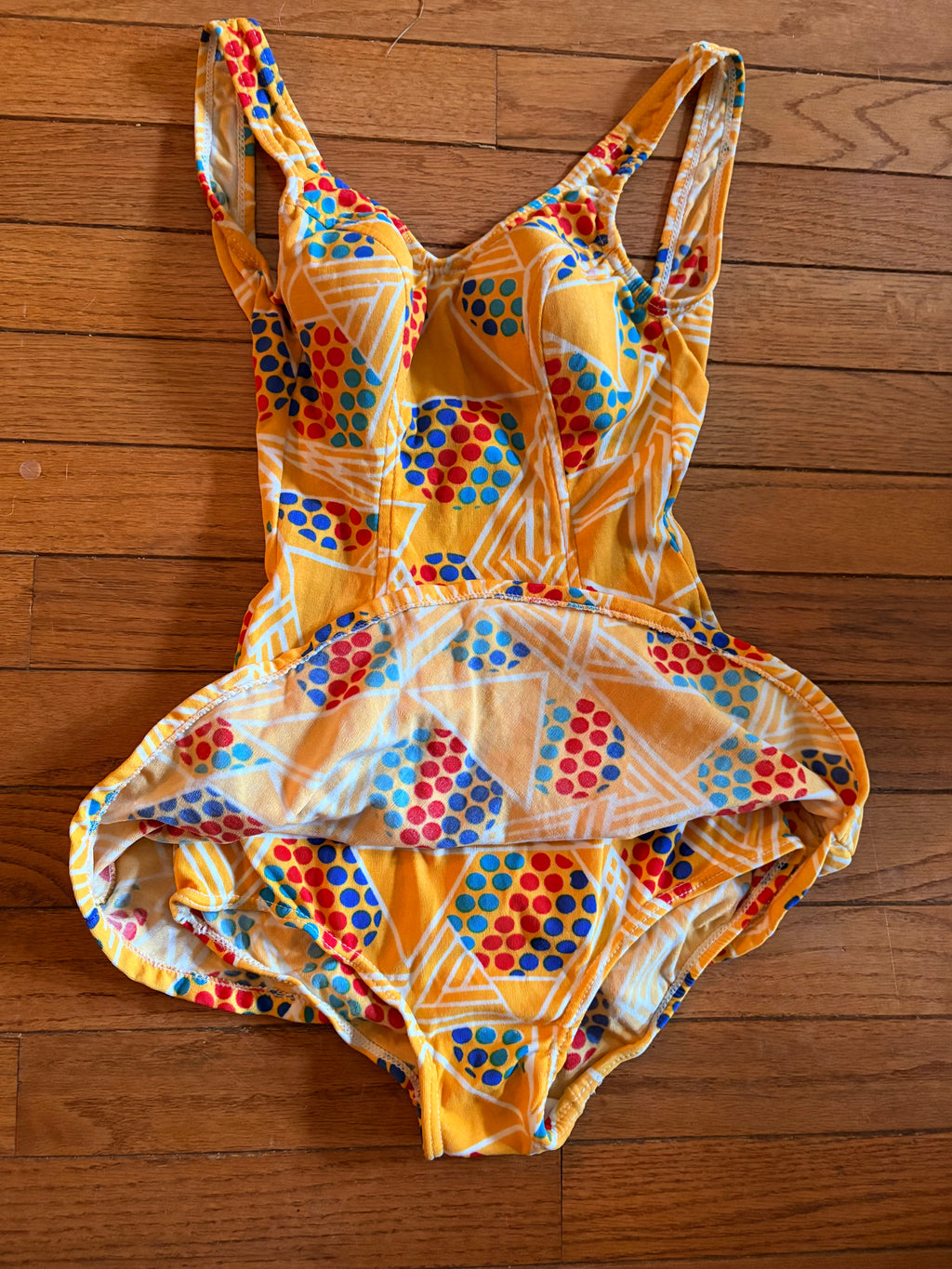 Graphic Skirted Swimsuit