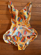 Graphic Skirted Swimsuit