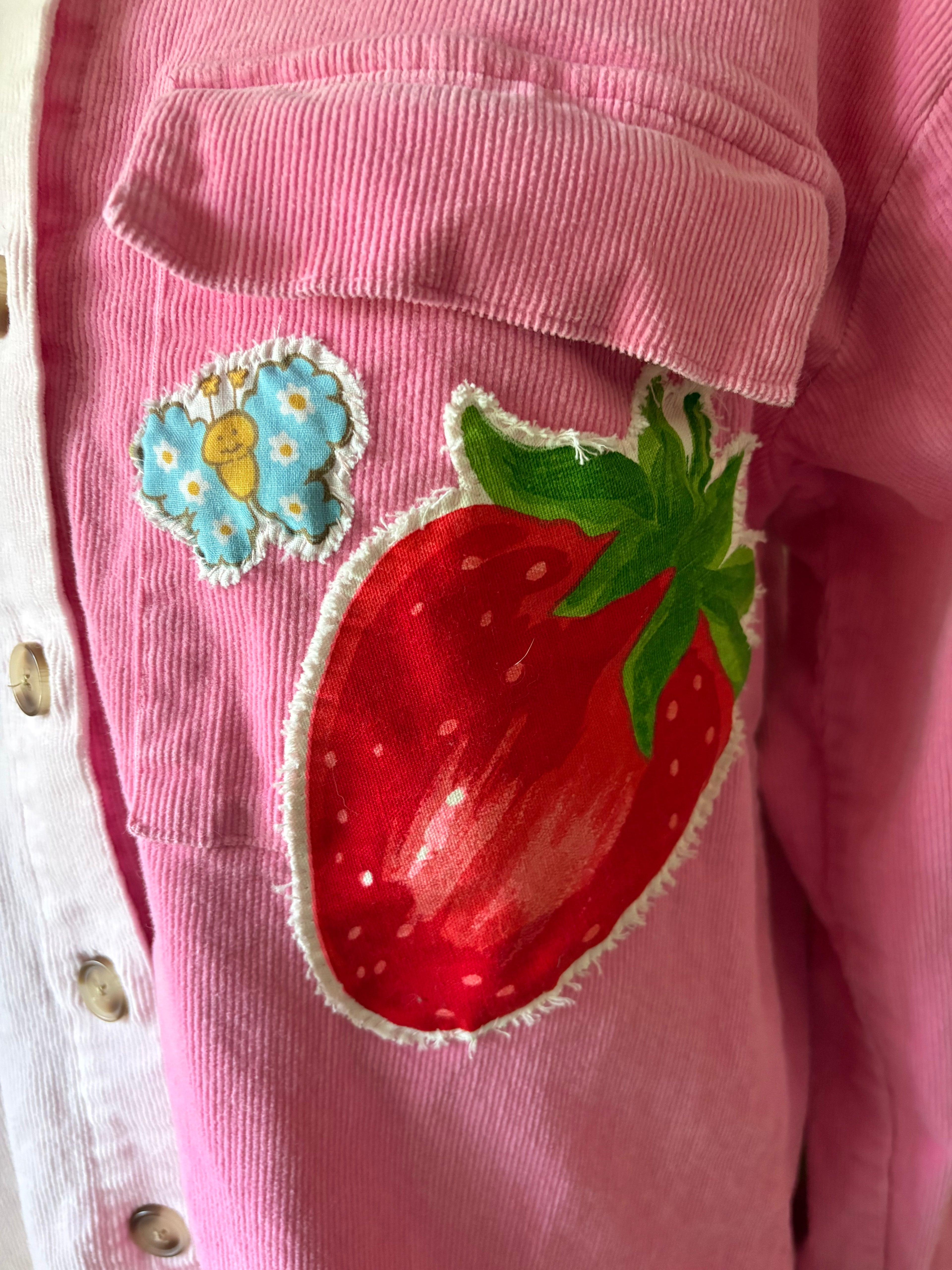 Strawberry Shortcake corduroy shirt