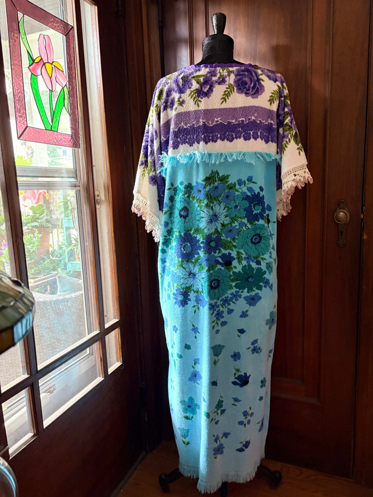 Flower Hour towel caftan