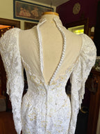 Vintage 80’s Mermaid Wedding Gown