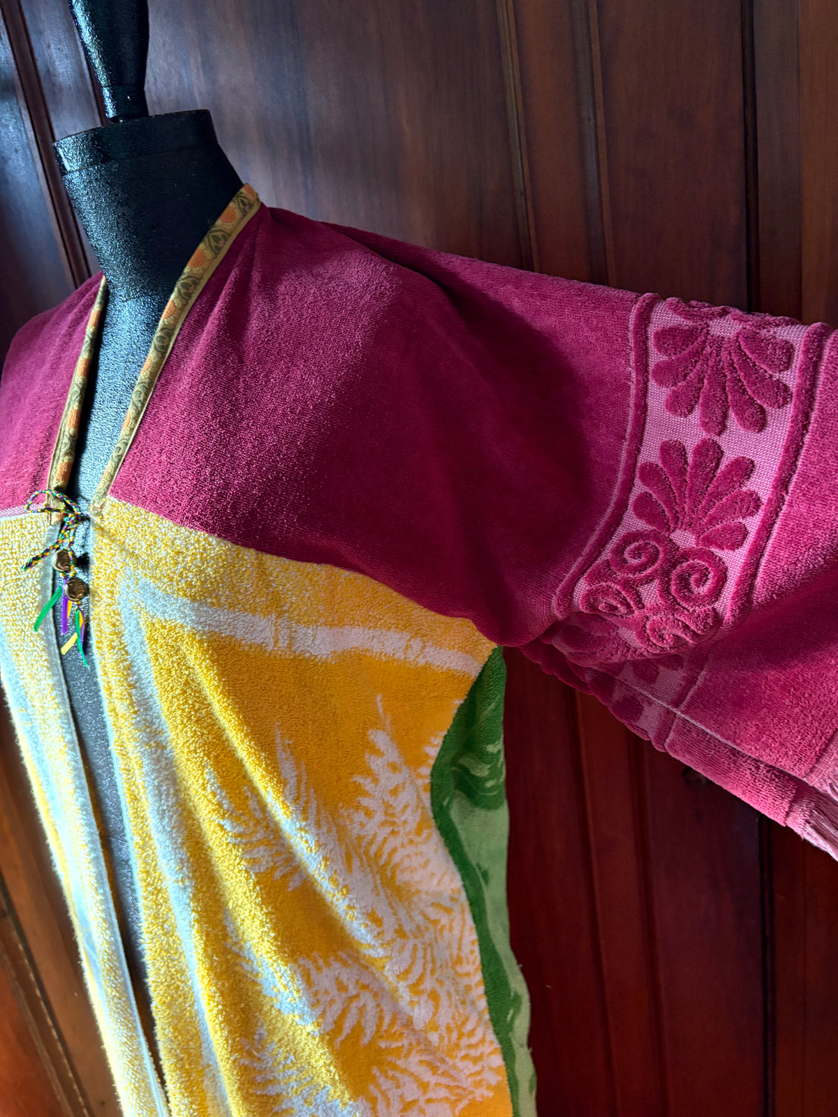 Dahlia Dreaming towel robe