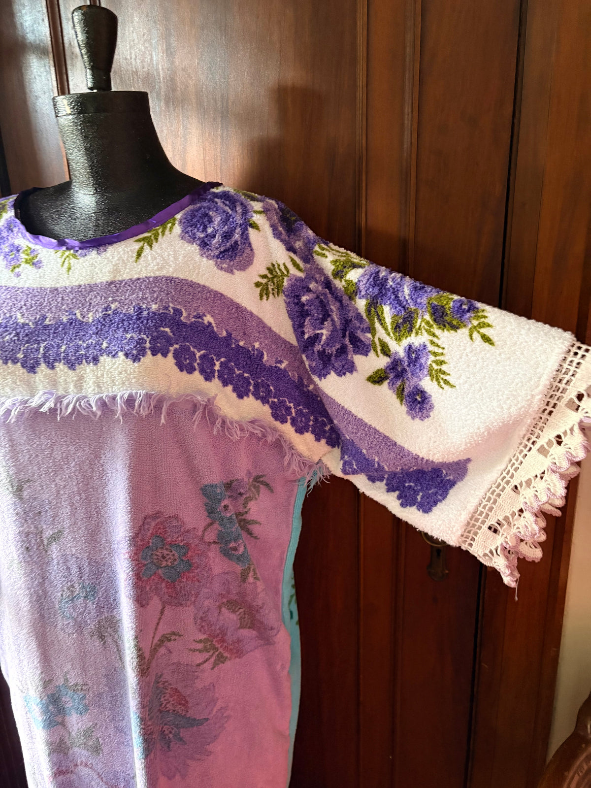Flower Hour towel caftan