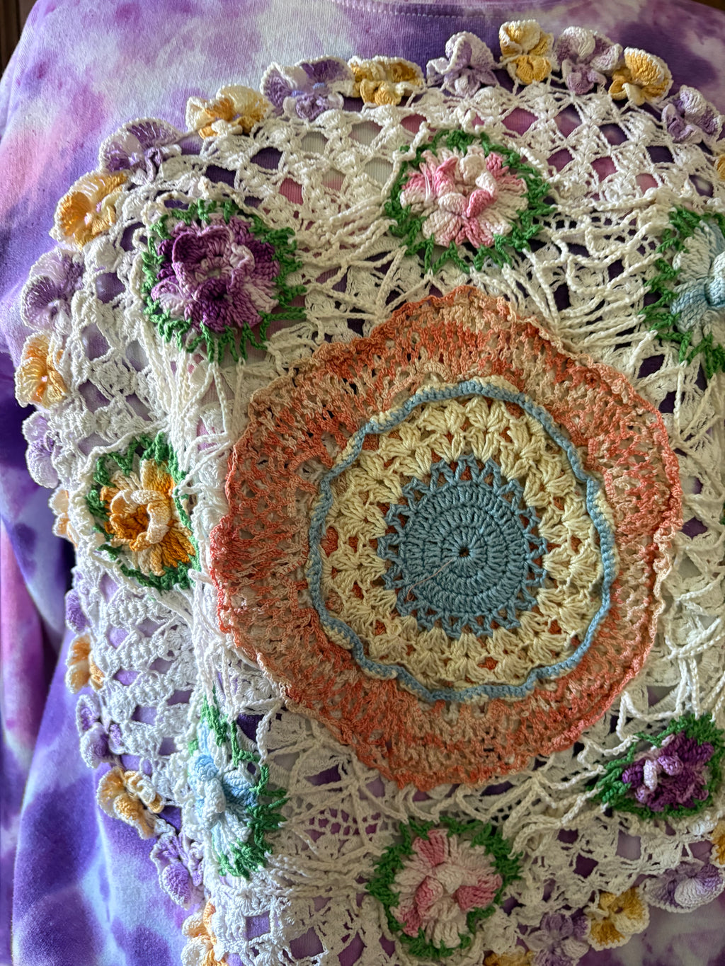 Crochet Olé sweatshirt