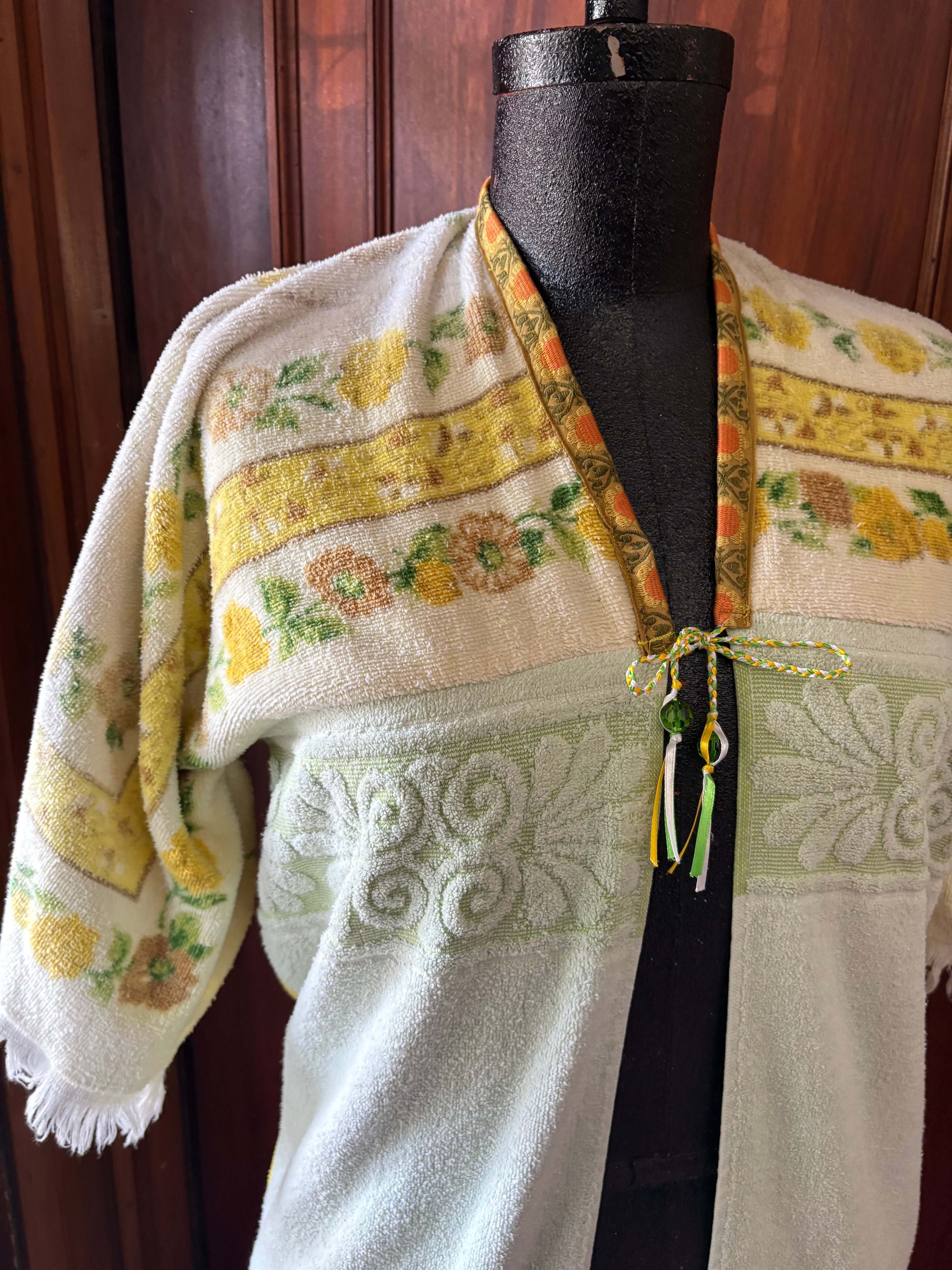 Chamomile Garden towel robe