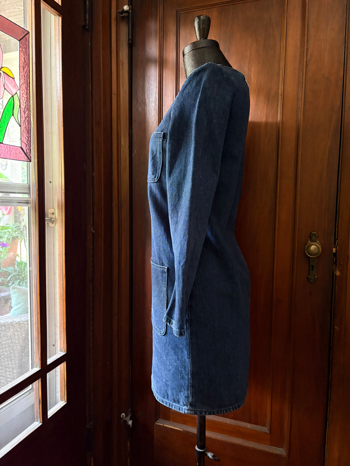 Pocket Garden Denim Dress