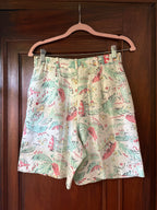 Tropical Linen Shorts