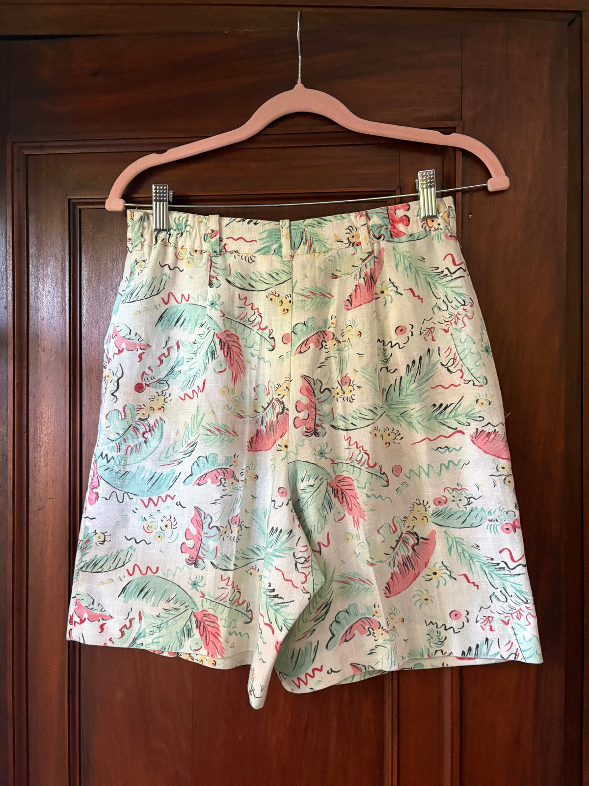 Tropical Linen Shorts