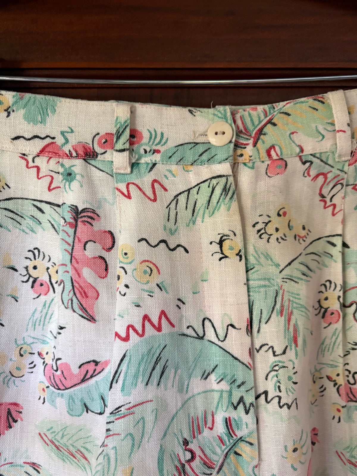 Tropical Linen Shorts