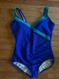 Violet Crepe Swimsuit