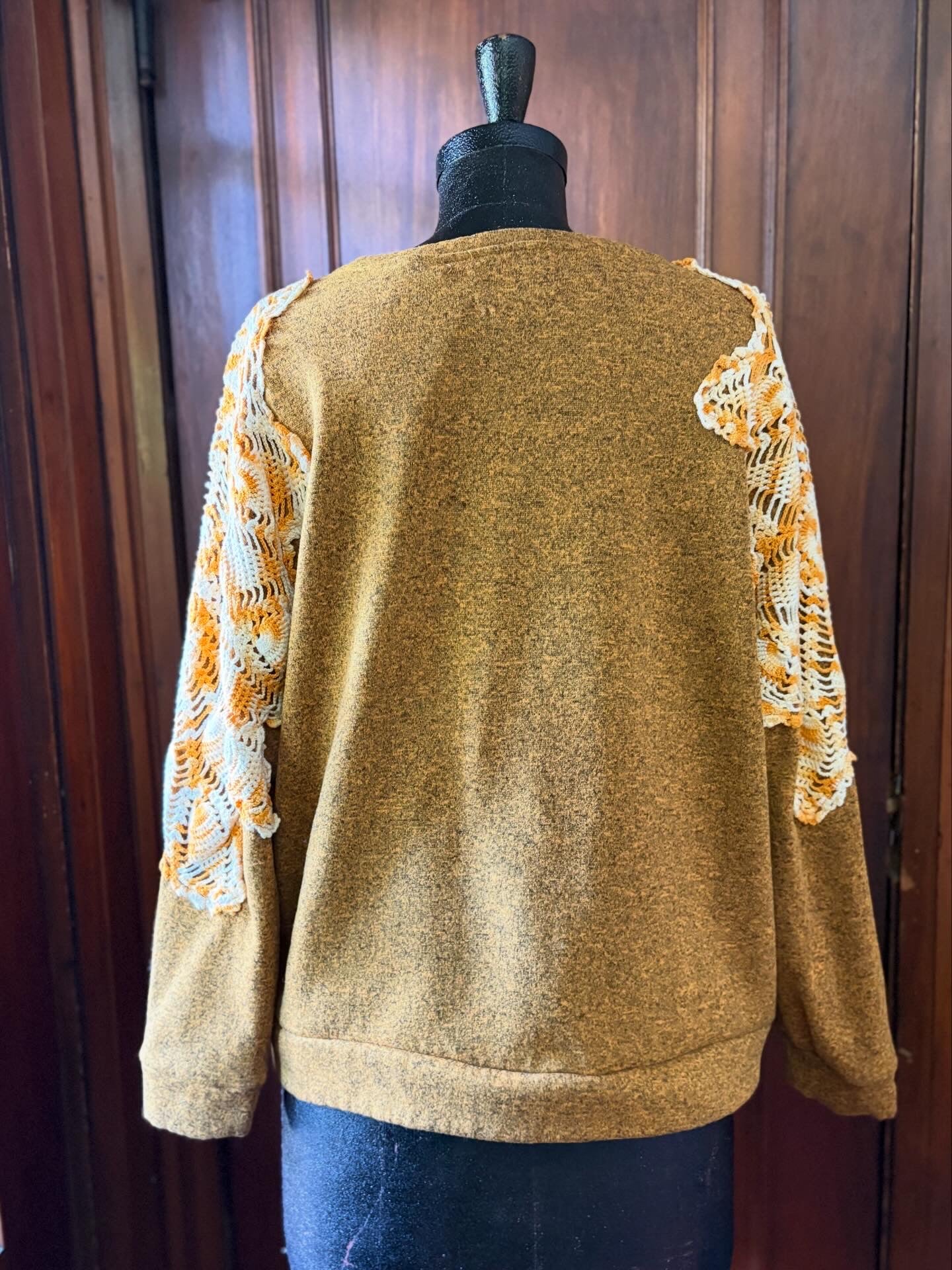 Crochet All Day sweatshirt