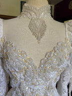 Vintage 80’s Mermaid Wedding Gown