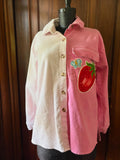Strawberry Shortcake corduroy shirt