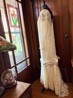 Vintage Lace Drop Waist wedding gown
