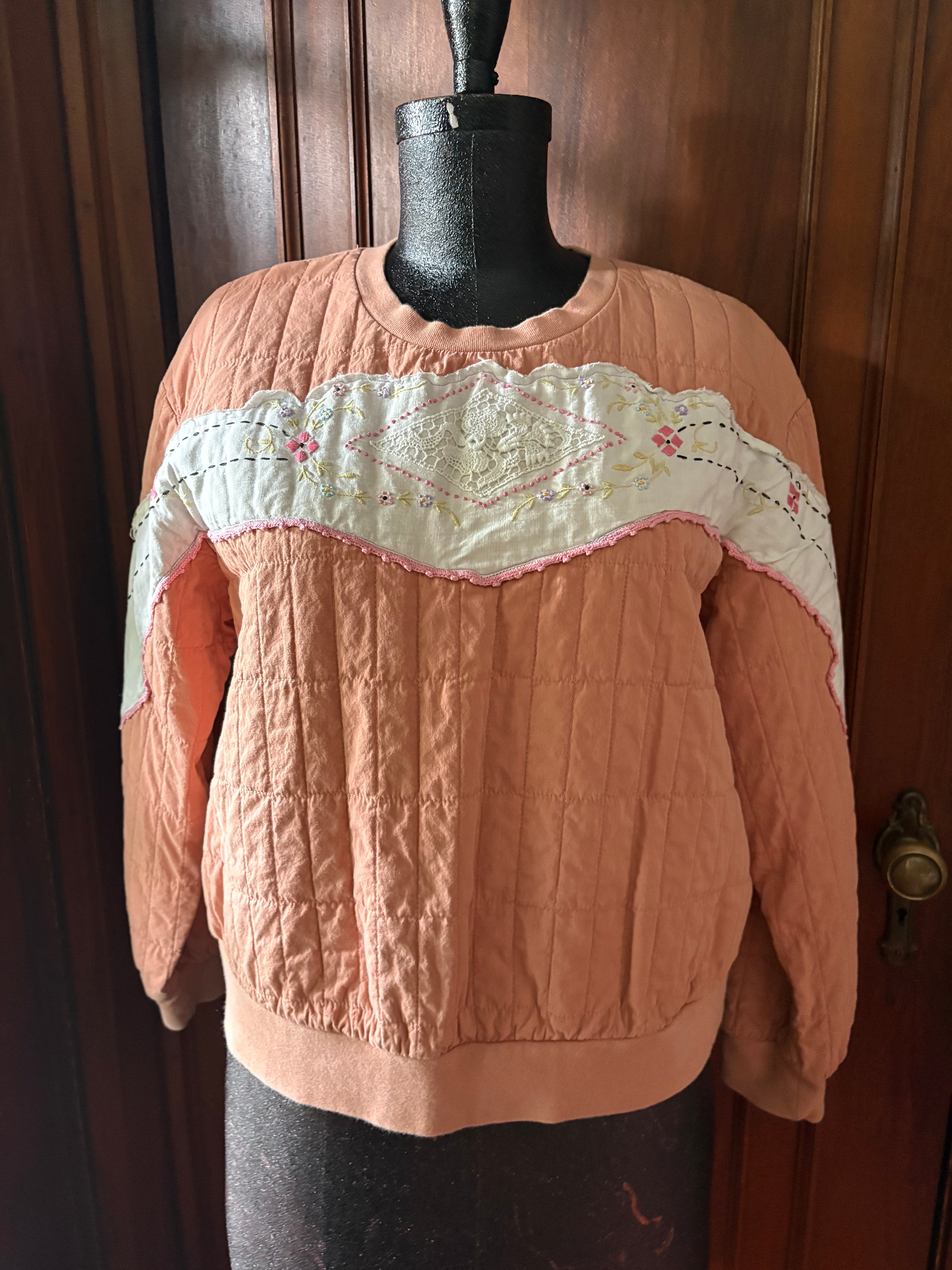 Quaint and Quilted Sweatshirt