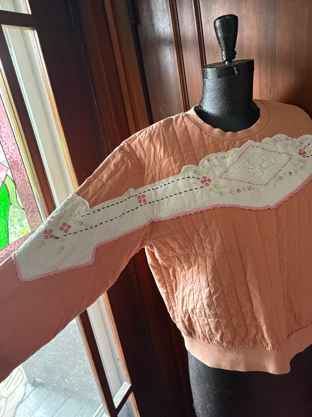 Quaint and Quilted Sweatshirt