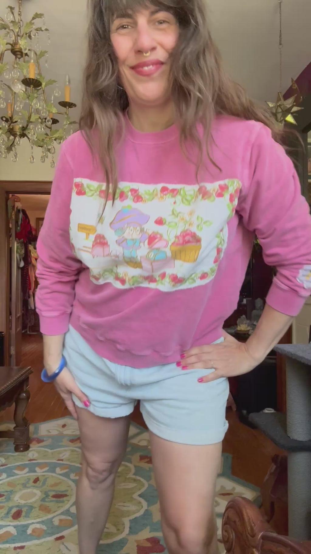 Strawberry Shortcake market sweatshirt